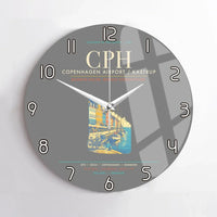Thumbnail for Copenhagen Airport Kastrup CPH Wall-Clock No-Frame - Gray
