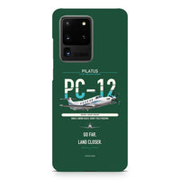 Thumbnail for PC-12 PRO design on samsung case - dark green