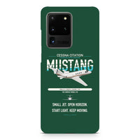 Thumbnail for Cessna Citation Mustang design on samsung case - dark green