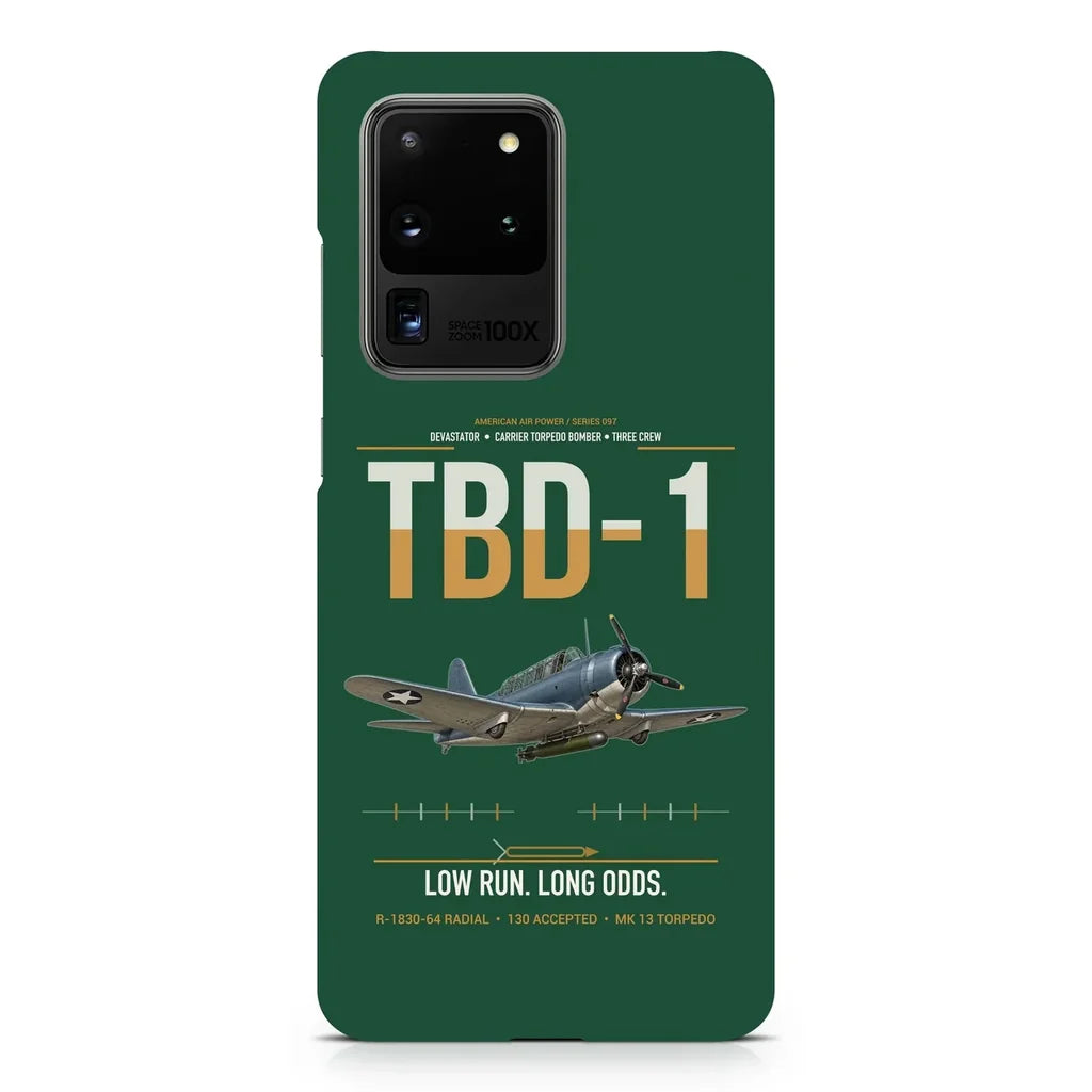 TBD-1 Devastator design on samsung case - dark green