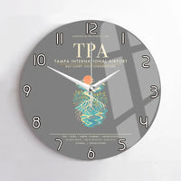 Thumbnail for Tampa International Airport TPA Wall-Clock No-Frame - Gray