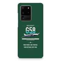Thumbnail for Beechcraft Baron G58 design on samsung case - dark green
