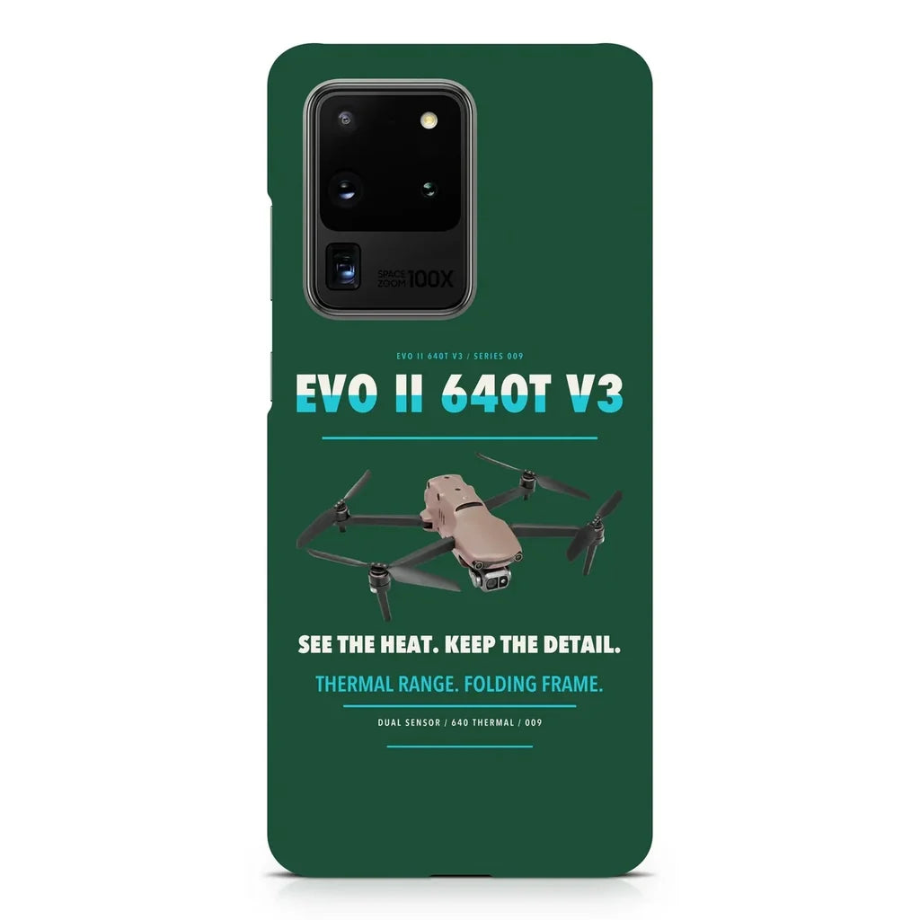 Autel EVO II Dual 640T V3 design on samsung case - dark green