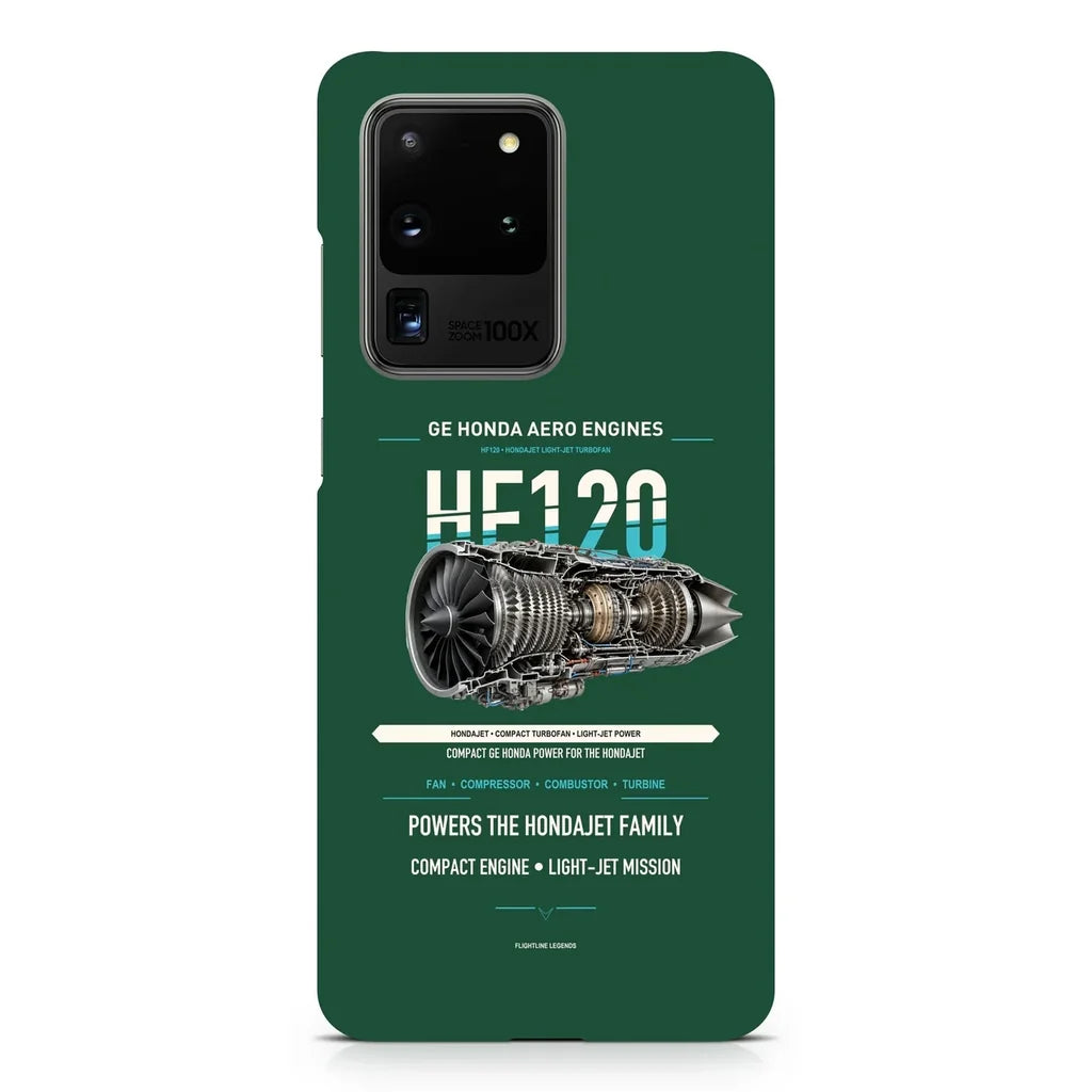 HF120 design on samsung case - dark green