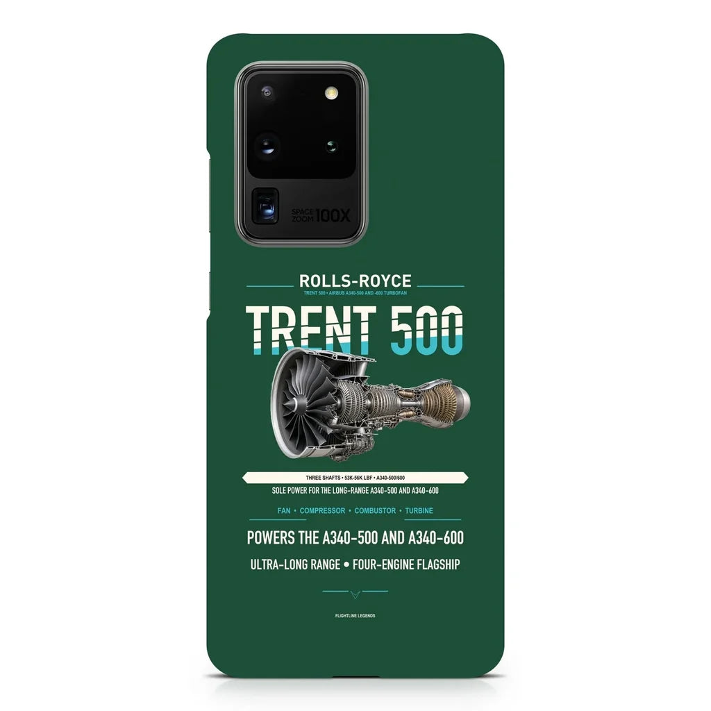 TRENT 500 design on samsung case - dark green