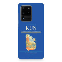 Thumbnail for Kaunas International Airport KUN design on samsung case - blue