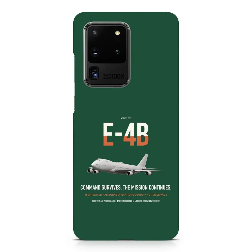 E-4B Nightwatch design on samsung case - dark green