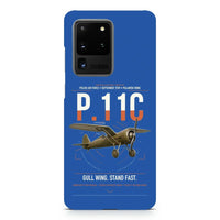 Thumbnail for PZL P.11c design on samsung case - blue