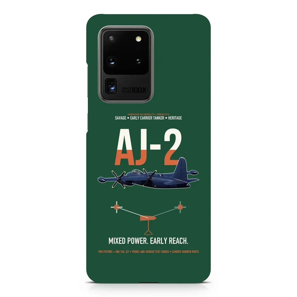 AJ-2 Savage Tanker design on samsung case - dark green