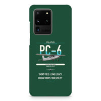 Thumbnail for Pilatus PC-6 Porter design on samsung case - dark green