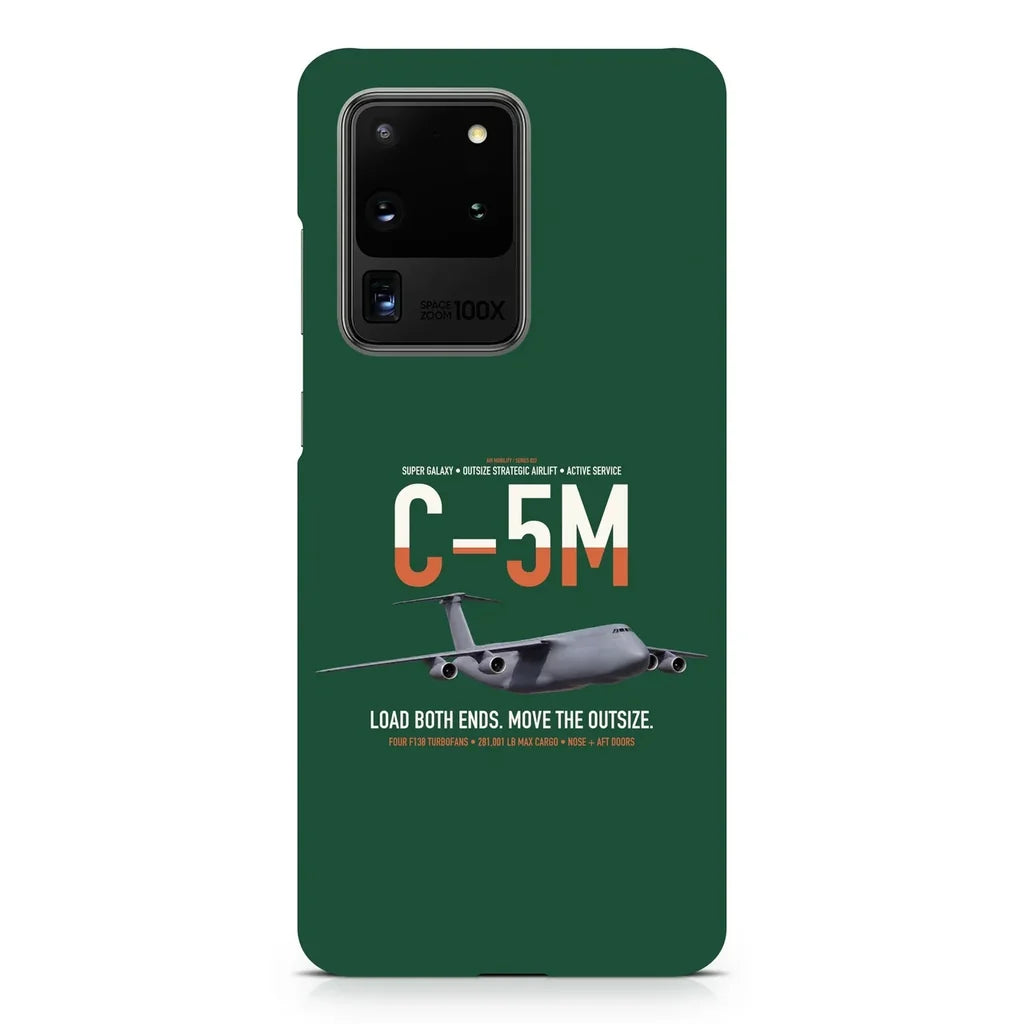 C-5M Super Galaxy design on samsung case - dark green