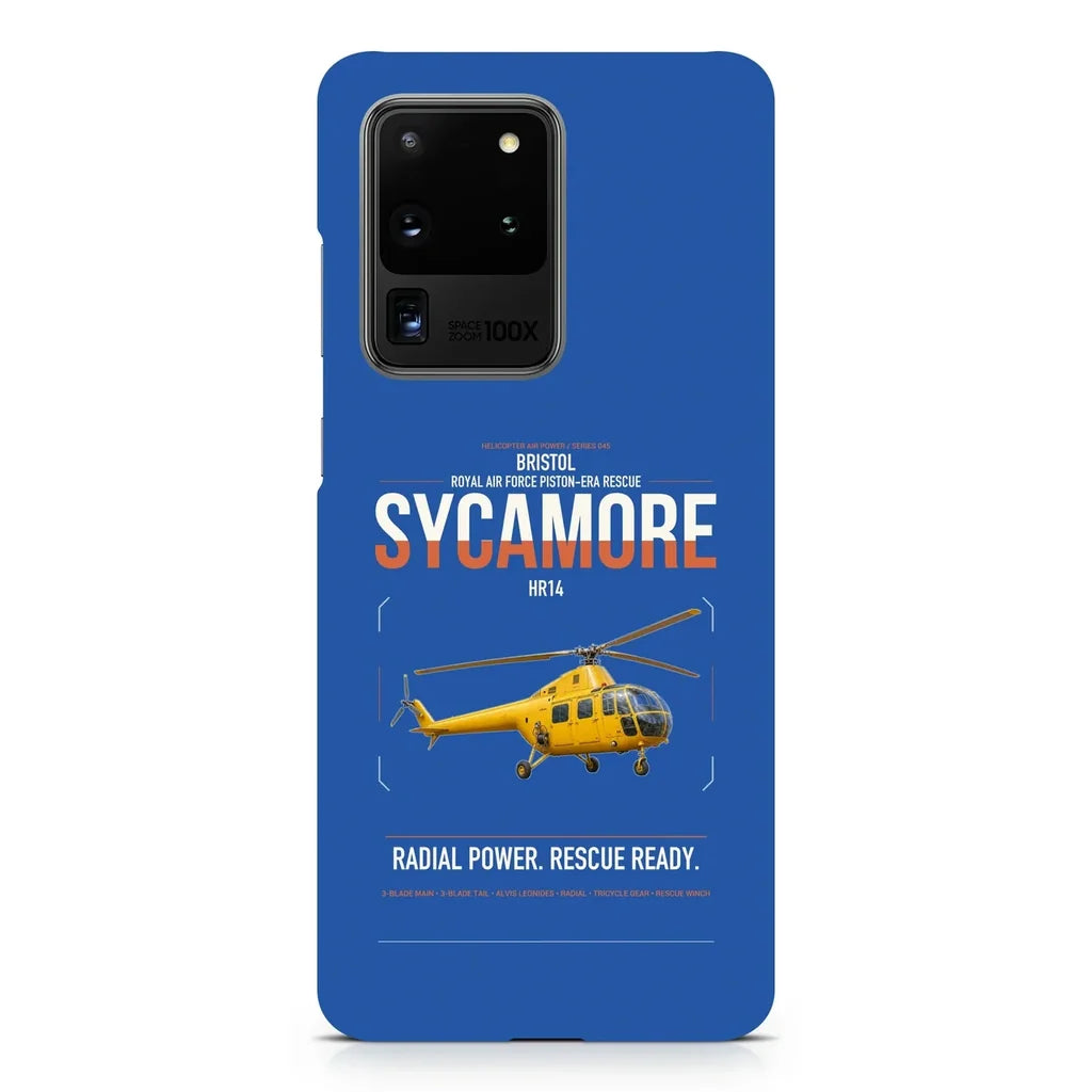 Bristol Sycamore HR14 design on samsung case - blue