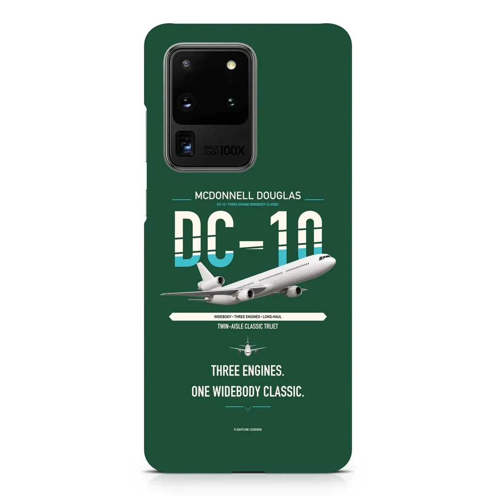 McDonnell Douglas DC-10 design on samsung case - dark green
