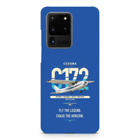 Thumbnail for Cessna 172 Skyhawk design on samsung case - blue