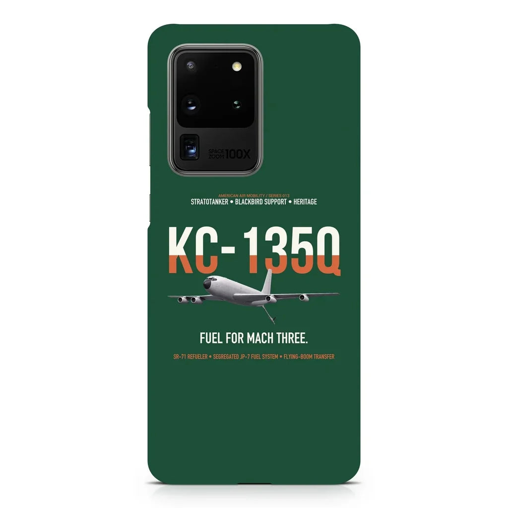 KC-135Q Blackbird Tanker design on samsung case - dark green