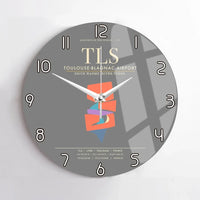 Thumbnail for Toulouse-Blagnac Airport TLS Wall-Clock No-Frame - Gray
