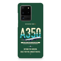 Thumbnail for Airbus A350-1000ULR design on samsung case - dark green