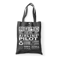 Thumbnail for Airline Pilot Label Tote Bag - view 5