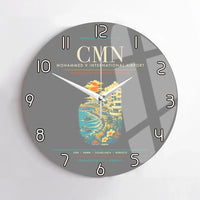 Thumbnail for Casablanca Mohammed V International Airport CMN Wall-Clock No-Frame - Gray