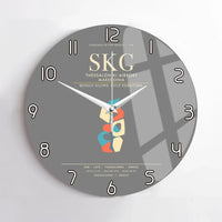 Thumbnail for Thessaloniki Airport Makedonia SKG Wall-Clock No-Frame - Gray