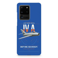 Thumbnail for Dassault Mystère IV A design on samsung case - blue