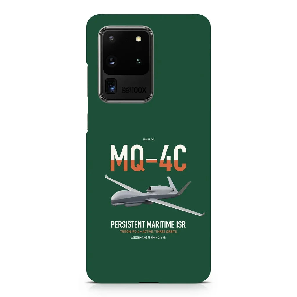 MQ-4C Triton IFC-4 design on samsung case - dark green
