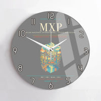 Thumbnail for Milan Malpensa International Airport Silvio Berlusconi MXP Wall-Clock No-Frame - Gray