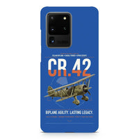 Thumbnail for Fiat CR.42 Falco design on samsung case - blue