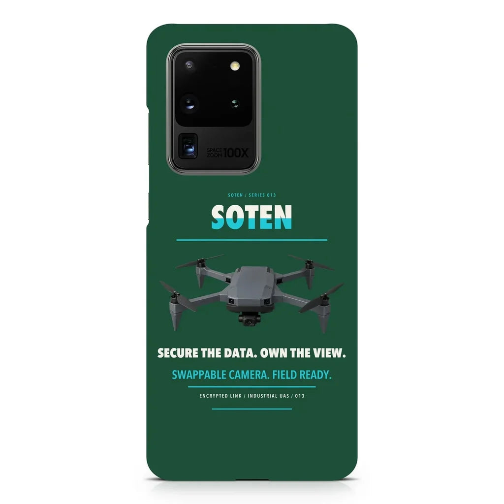 ACSL SOTEN design on samsung case - dark green