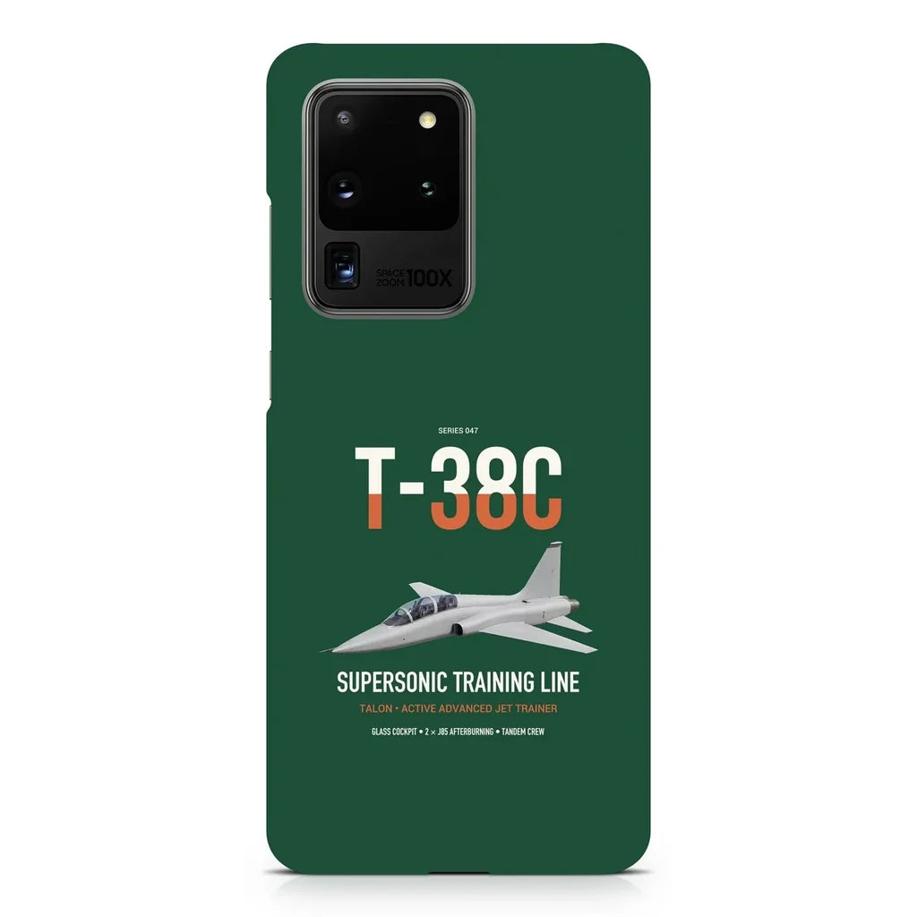 T-38C Talon design on samsung case - dark green