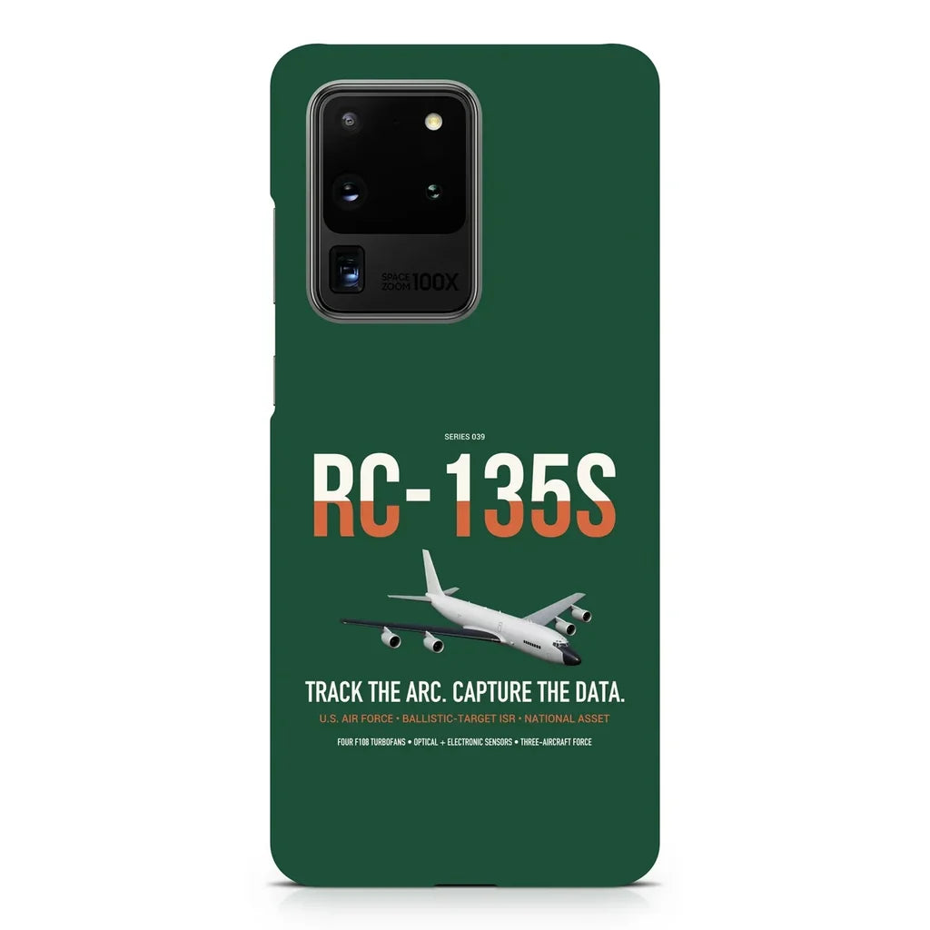 RC-135S Cobra Ball design on samsung case - dark green