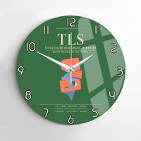 Thumbnail for Toulouse-Blagnac Airport TLS Wall-Clock No-Frame - Green