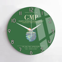 Thumbnail for Gimpo International Airport GMP Wall-Clock No-Frame - Green