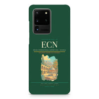 Thumbnail for Ercan International Airport ECN — Nicosia design on samsung case - dark green