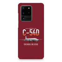 Thumbnail for C-54D Skymaster design on samsung case - dark red
