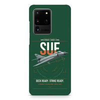 Thumbnail for Dassault Super Étendard design on samsung case - dark green