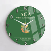 Thumbnail for Agadir Al Massira Airport AGA Wall-Clock No-Frame - Green