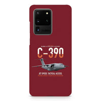 Thumbnail for C-390 Millennium design on samsung case - dark red