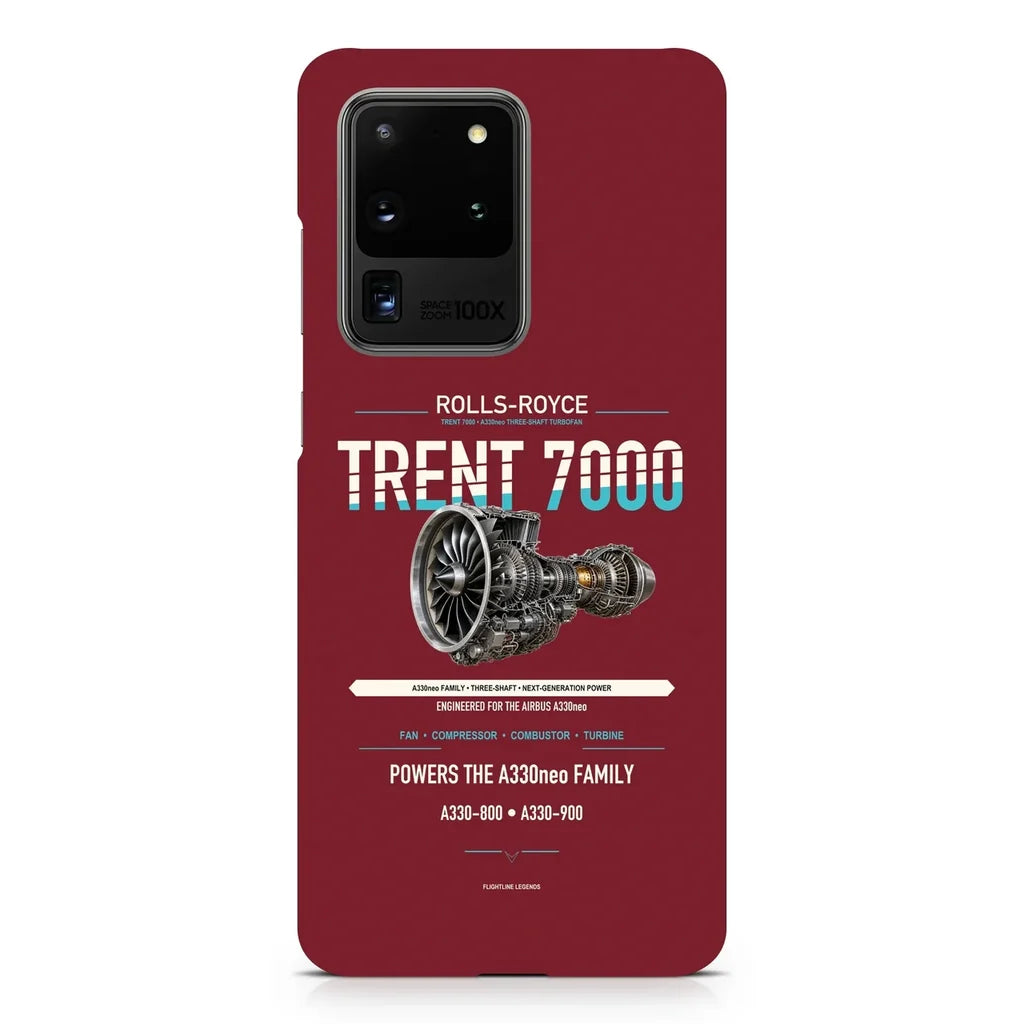 TRENT 7000 design on samsung case - dark red