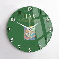 Thumbnail for Havana Jose Marti International Airport HAV Wall-Clock No-Frame - Green