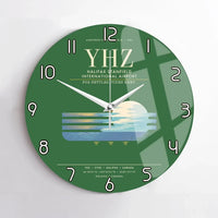 Thumbnail for Halifax Stanfield International Airport YHZ Wall-Clock No-Frame - Green