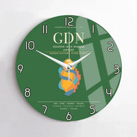 Thumbnail for Gdansk Lech Waesa Airport GDN Wall-Clock No-Frame - Green