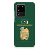 Thumbnail for University of Illinois Willard Airport CMI design on samsung case - dark green