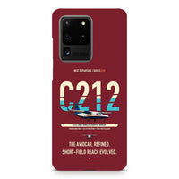 Thumbnail for CASA C-212-300 Aviocar design on samsung case - dark red