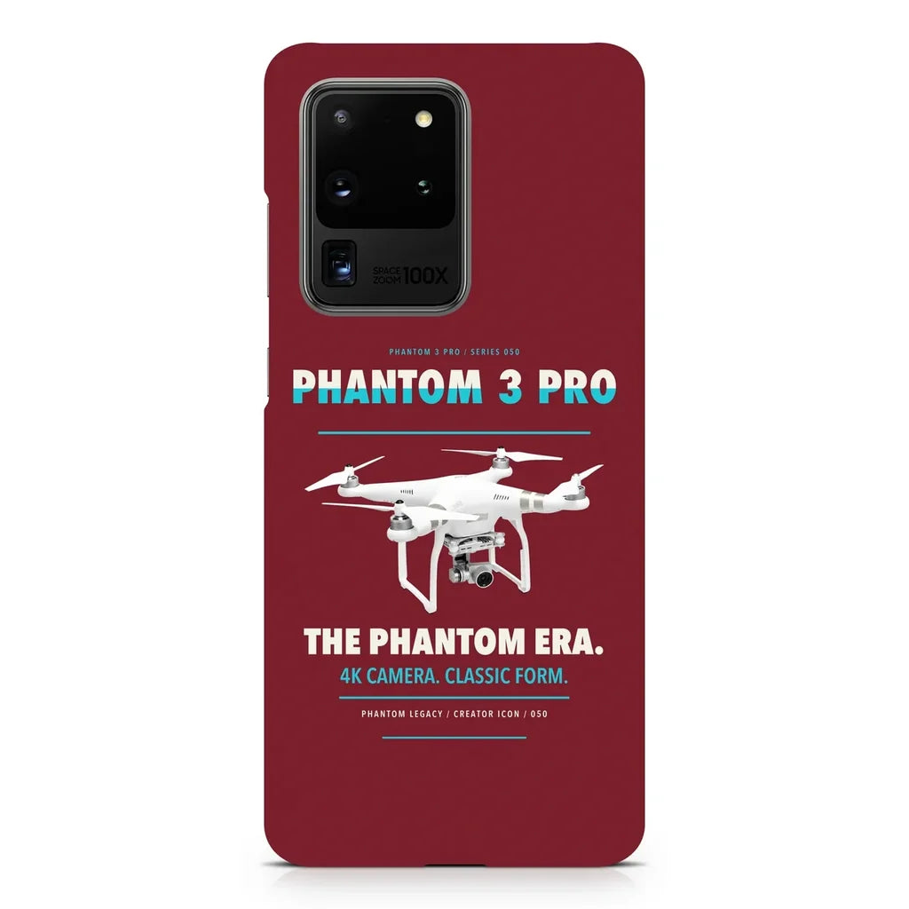 DJI Phantom 3 Professional design on samsung case - dark red