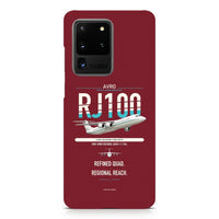 Thumbnail for Avro RJ100 design on samsung case - dark red