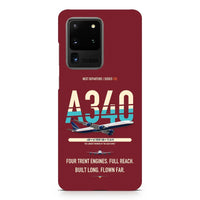 Thumbnail for Airbus A340-600 design on samsung case - dark red