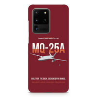 Thumbnail for MQ-25A STINGRAY design on samsung case - dark red
