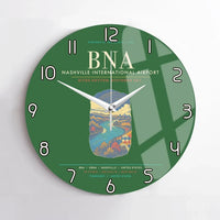 Thumbnail for Nashville International Airport BNA Wall-Clock No-Frame - Green
