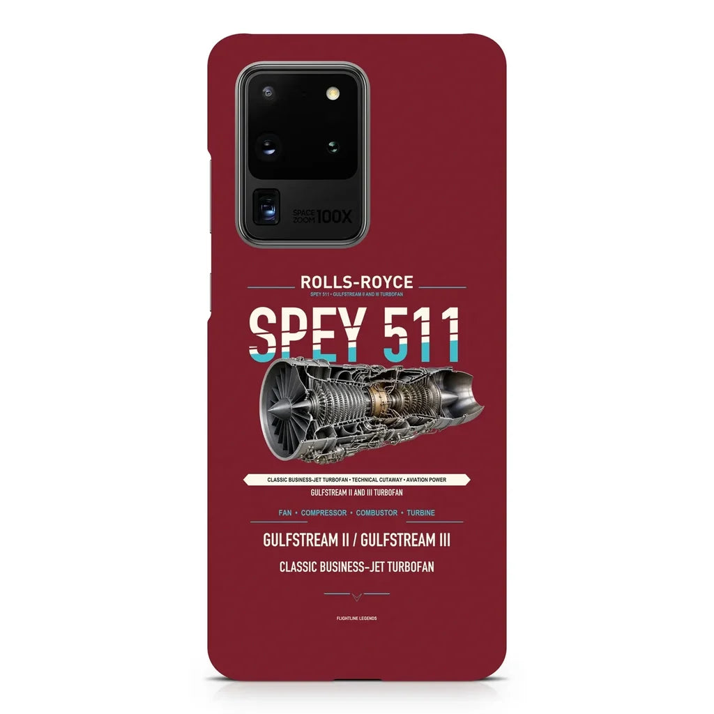 SPEY 511 design on samsung case - dark red